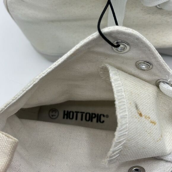 Hot Topic hardcore unicorn speckled white high top sneaker - Picture 5 of 5